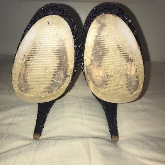 Enzo Angiolini BeccaLynn Fancy Purple Heels 7.5 - Picture 8 of 8